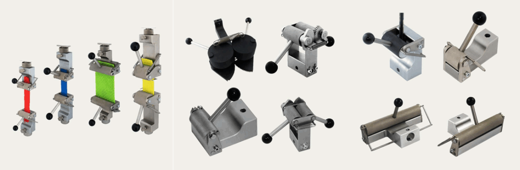 NGÀM KẸP/GRIPS KIỂU CON LĂN CHO ĐO LỰC KÉO ĐỨT